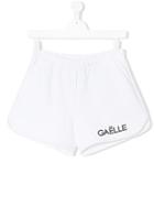 Gaelle Paris Kids Logo Shorts - White