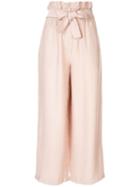 3.1 Phillip Lim Cropped Paperbag Pant - Pink