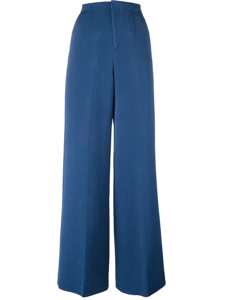 Pt01 Ribbed Palazzo Pants