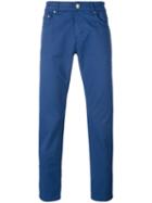 Pt01 - Classic Chino Trousers - Men - Cotton/spandex/elastane - 38, Blue, Cotton/spandex/elastane