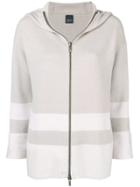 Lorena Antoniazzi Paneled Hoodie - Neutrals