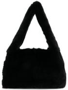 Miu Miu Fox Fur Tote Bag - Black