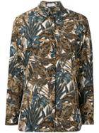 Salvatore Ferragamo Foliage Print Shirt - Neutrals