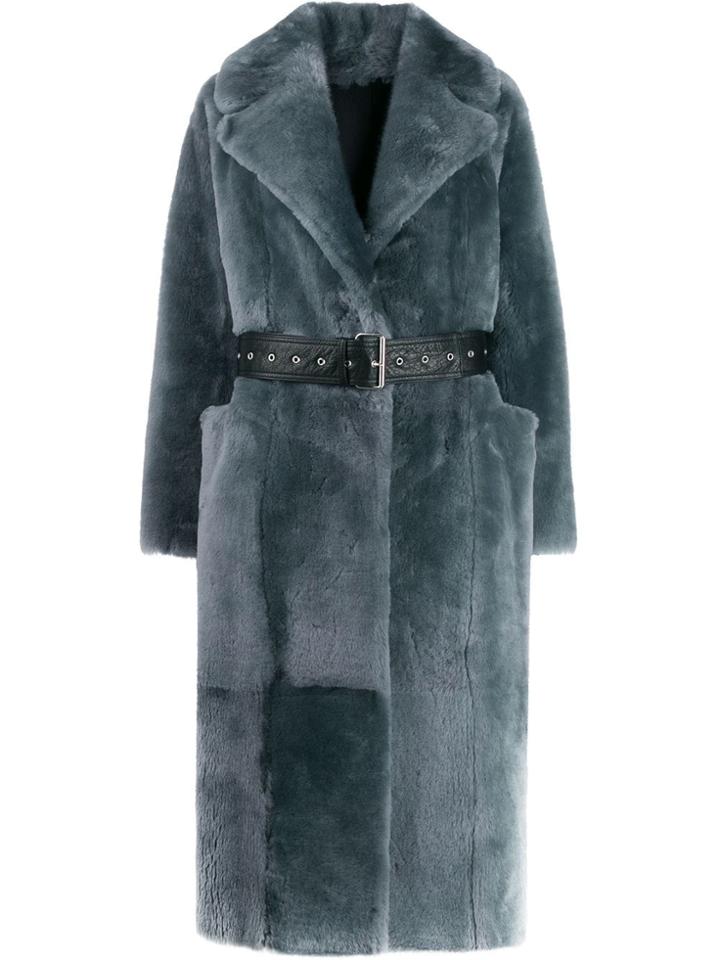 Common Leisure Love Belted Coat - Grey