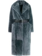 Common Leisure Love Belted Coat - Grey