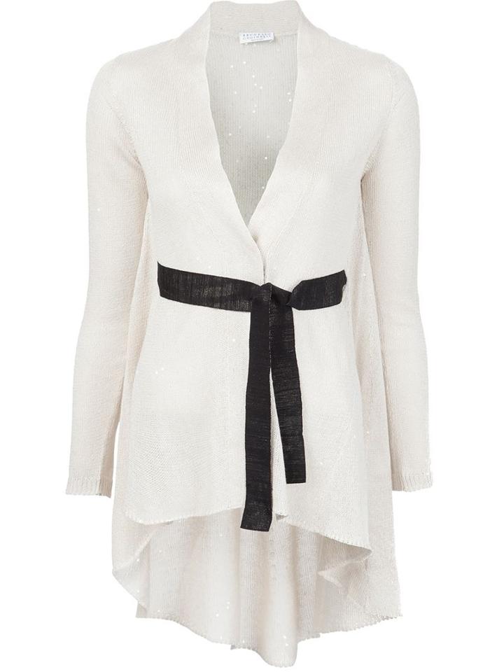 Brunello Cucinelli Front Tie V-neck Cardigan
