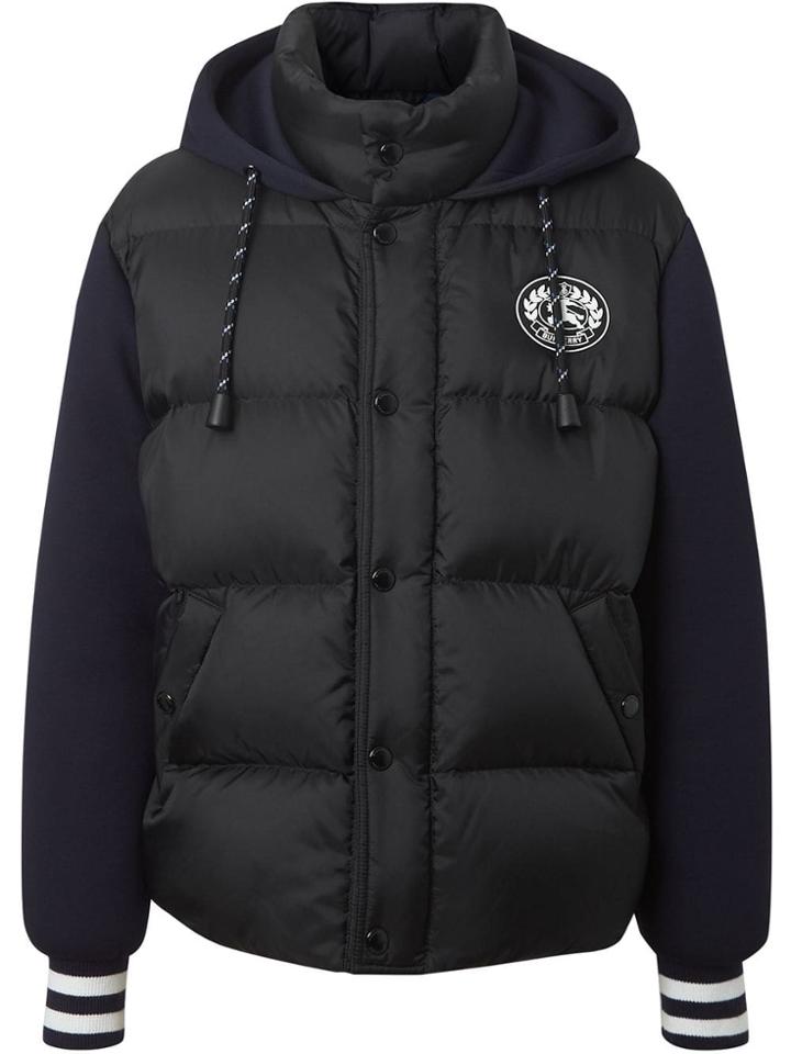 Burberry Hooded Padded Jacket - Black