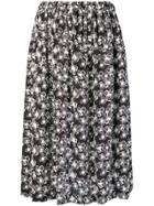 Comme Des Garçons Comme Des Garçons Printed Skirt - Black