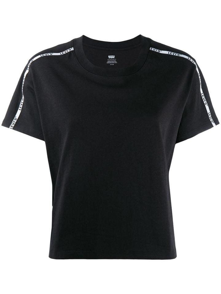 Levi's Logo Piped Trim T-shirt - Black