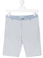 Manuel Ritz Kids Striped Chino Shorts - Blue
