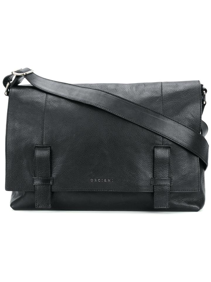 Orciani Daytona Shoudler Bag - Black