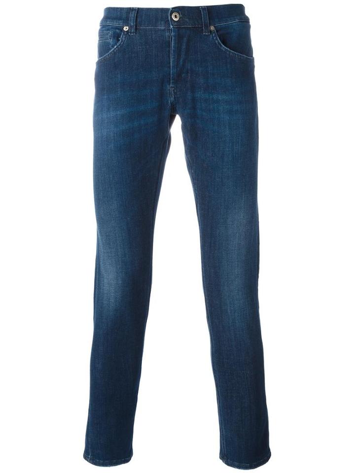 Dondup Classic Skinny Jeans, Men's, Size: 32, Blue, Cotton/polyester/spandex/elastane
