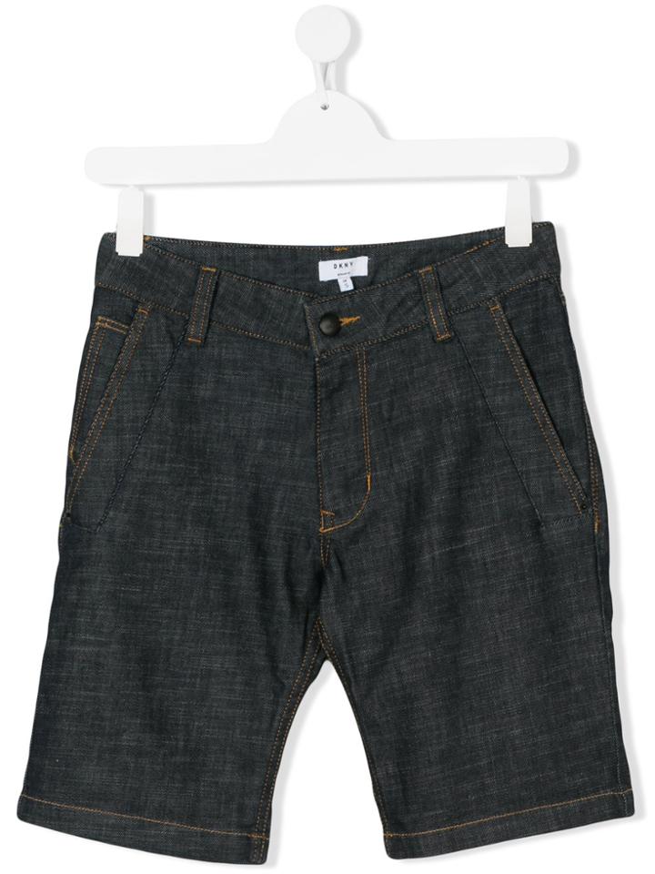 Dkny Kids Denim Shorts - Blue