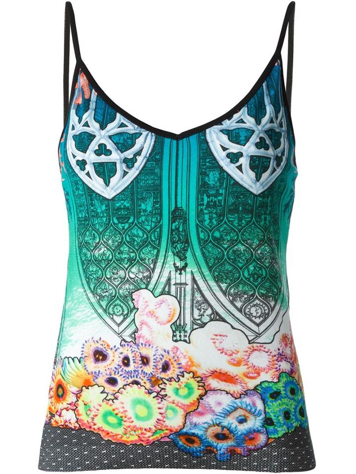Piccione. Piccione Floral Print Cami Top