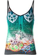 Piccione. Piccione Floral Print Cami Top