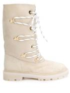 Casadei Oslo Lace-up Boots - Neutrals