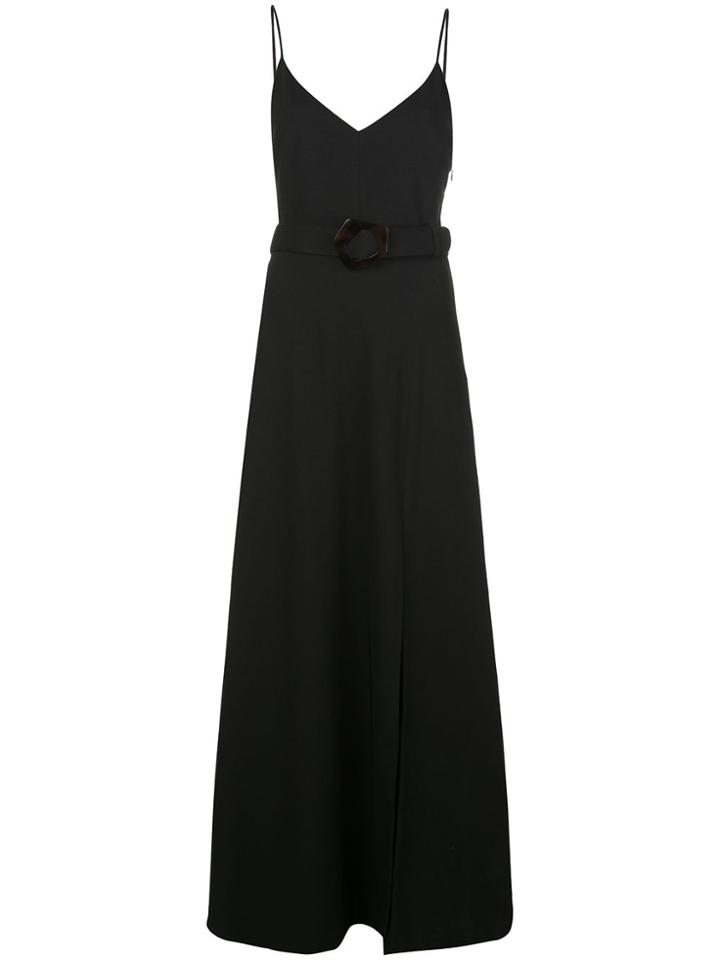 Nicholas Belted Cami Dress - Black