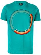 Ps By Paul Smith Printed T-shirt, Men's, Size: Small, Green, Organic Cotton