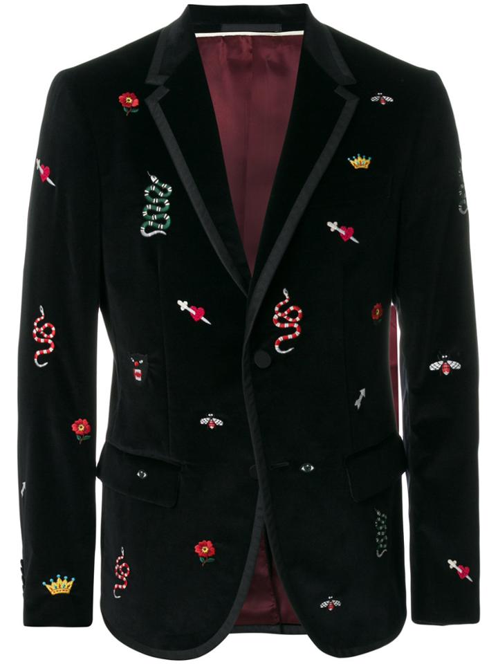Ami Alexandre Mattiussi Lined Two Button Jacket - Black