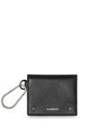 Burberry Grainy Leather Trifold Wallet - Black