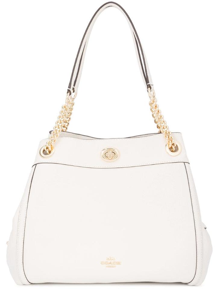 Coach Turnlock Edie Shoulder Bag - Neutrals