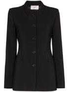 Coperni Trompe L'oeil Fitted Jacket - Black