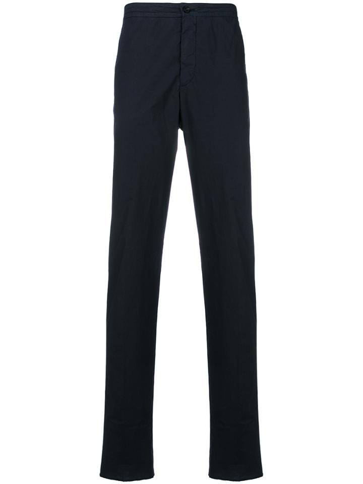 Z Zegna Elasticated Waist Trousers - Blue