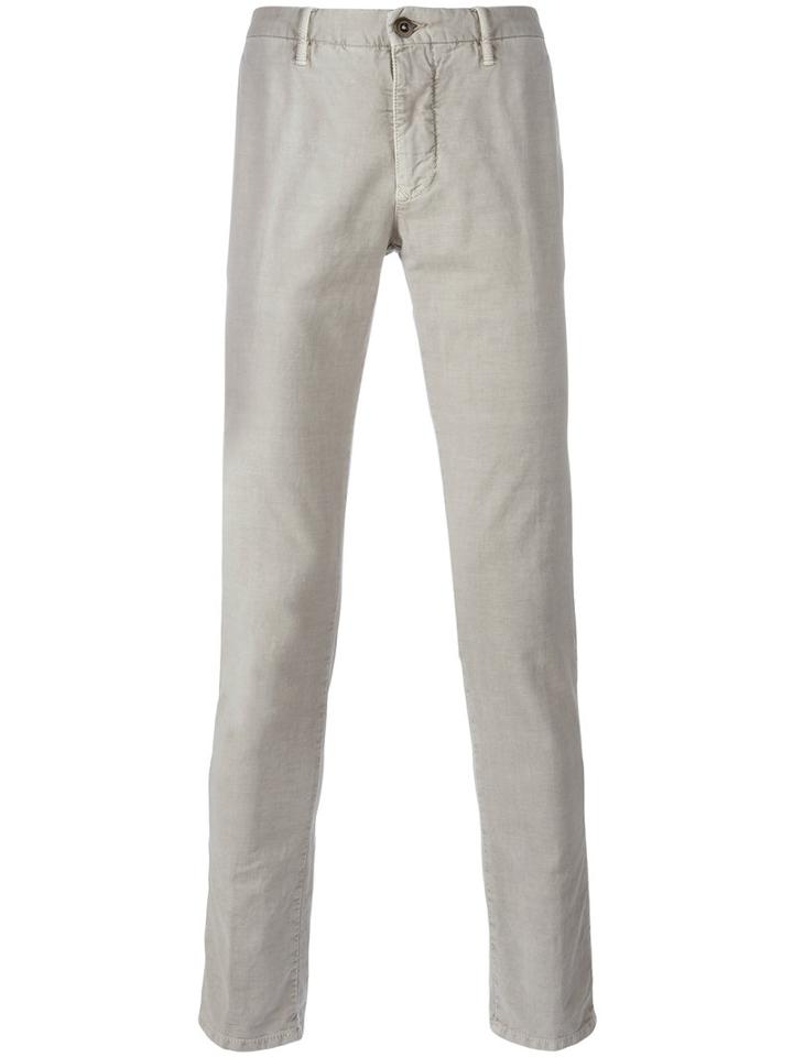 Incotex - Classic Chino Trousers - Men - Cotton/spandex/elastane - 31, Grey, Cotton/spandex/elastane
