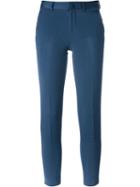 Pt01 Slim Chino Trousers, Women's, Size: 40, Blue, Viscose/polyamide