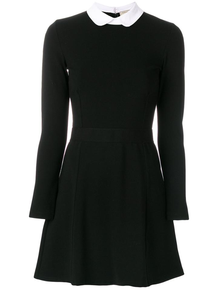 Maison Kitsuné Fitted A-line Dress - Black