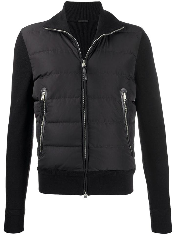 Tom Ford Padded Zip-up Jacket - Black