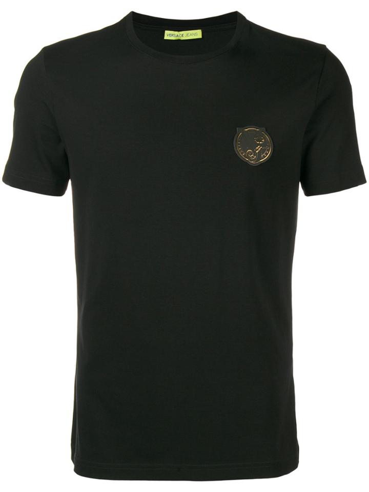 Versace Jeans Applique Patch T-shirt - Black