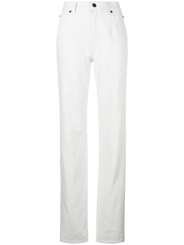 Calvin Klein 205w39nyc High Waisted Flared Jeans - Nude & Neutrals