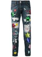 Philipp Plein - Nymphe Jeans - Women - Cotton/spandex/elastane - 26, Blue, Cotton/spandex/elastane