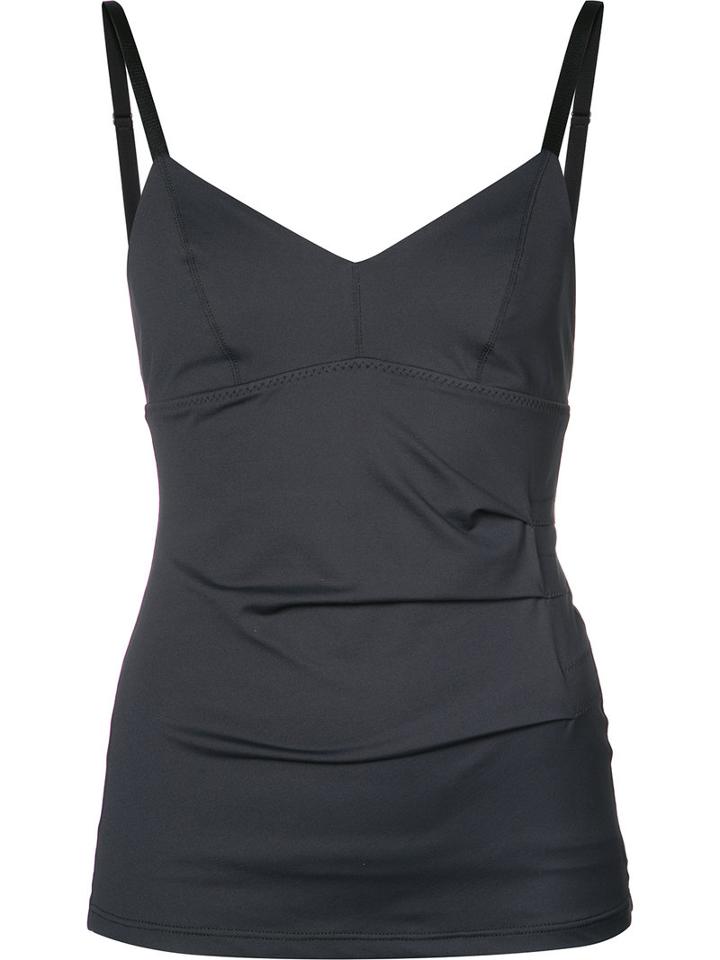 Malia Mills - V-neck Swim Top - Women - Nylon/spandex/elastane - 32b, Women's, Black, Nylon/spandex/elastane