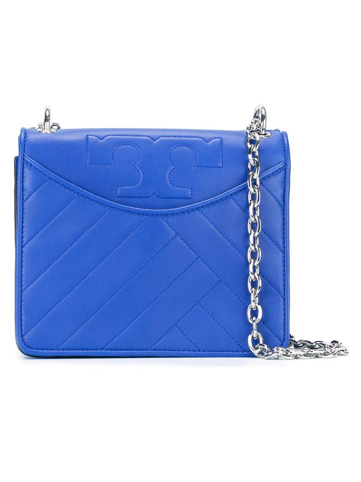 Tory Burch - Alexa Shoulder Bag - Women - Leather - One Size, Blue, Leather