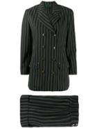 Jean Paul Gaultier Pre-owned Contrast Stitching Two-piece Suit - Blue