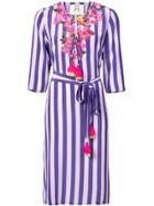 Figue Julia Striped Dress - Pink & Purple