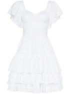 Dolce & Gabbana Three-tiered Skirt Dress - White