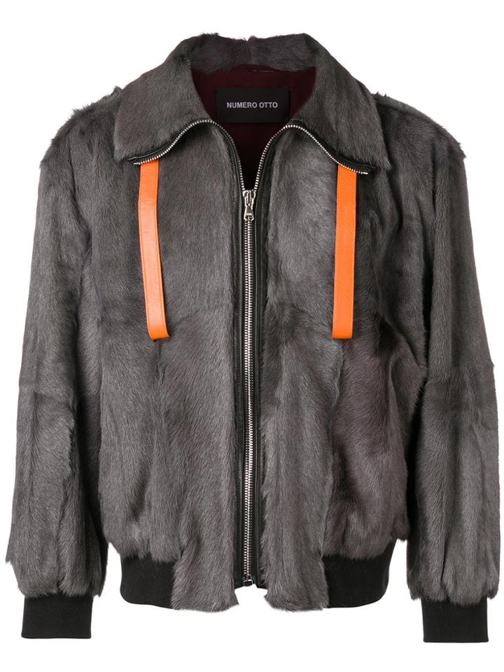 Numerootto Aviator Jacket - Grey