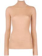 Jil Sander Navy Turtle Neck Sweater - Nude & Neutrals