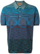 Missoni Knitted Polo Shirt - Blue