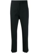 Ps Paul Smith Tapered Trousers With Side Stripes - Black