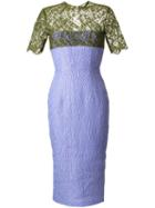 Alex Perry 'cateline' Dress, Women's, Size: 6, Pink/purple, Linen/flax/polyester/acetate