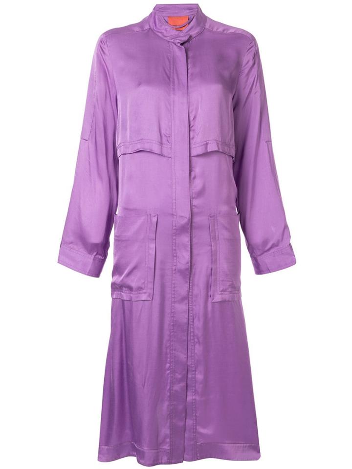 Manning Cartell Zipped Parka Coat - Purple
