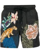 Etro Jungle Swim Shorts - Black