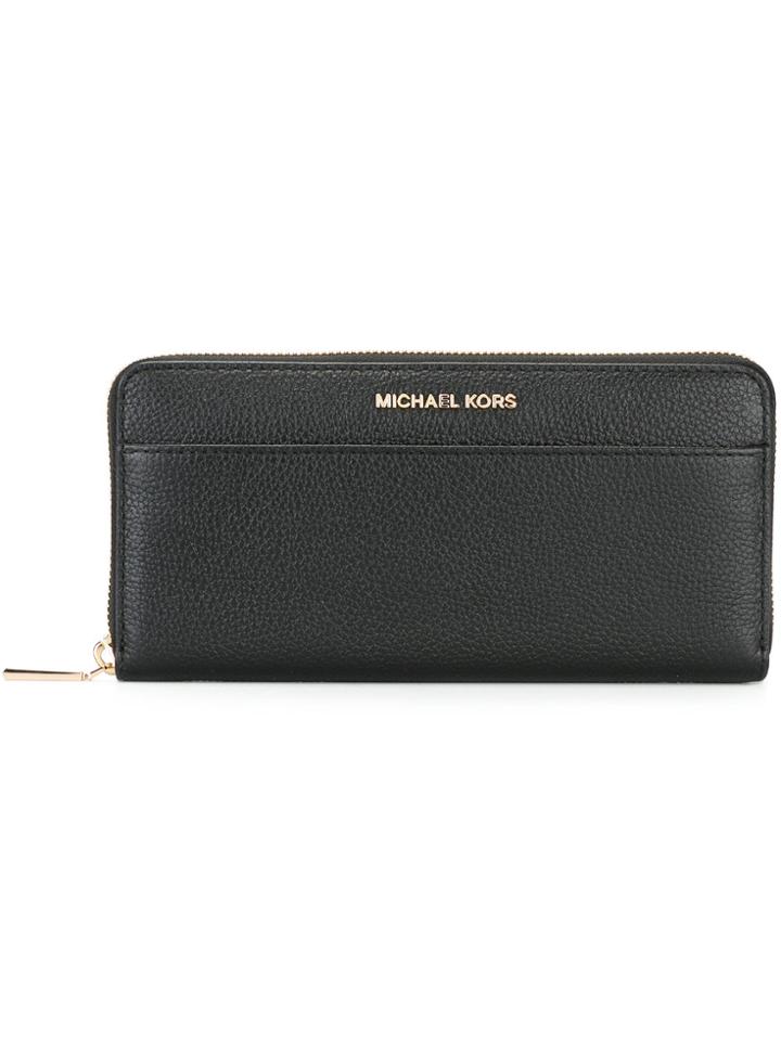 Michael Michael Kors Mercer Continental Wallet - Black