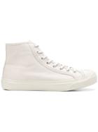 Ymc Lace-up Hi-top Sneakers - White