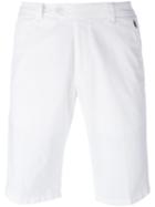 Corneliani Bermuda Shorts, Men's, Size: 48, White, Cotton/spandex/elastane