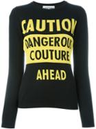 Moschino Dangerous Couture Intarsia Jumper